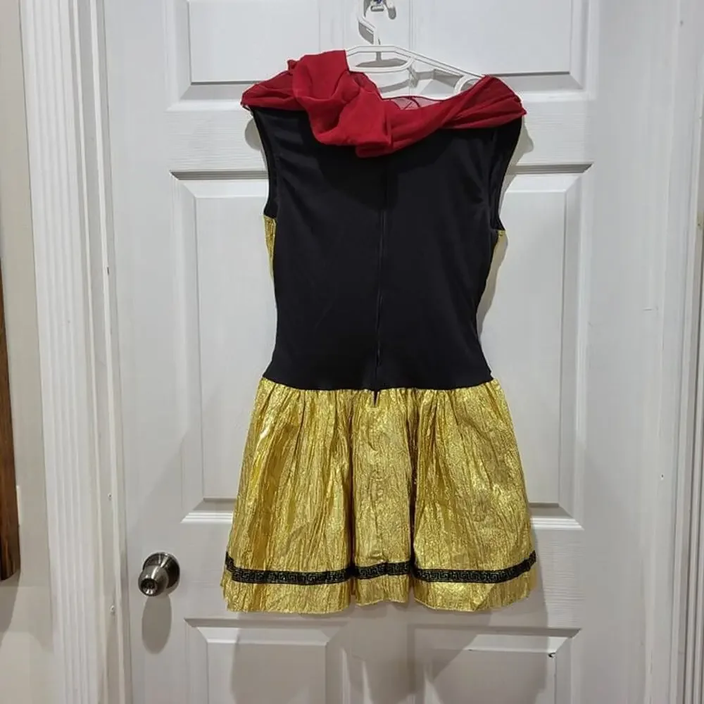 Dreamgirl Golden DRESS Gladiator Costume halloween cape size XL